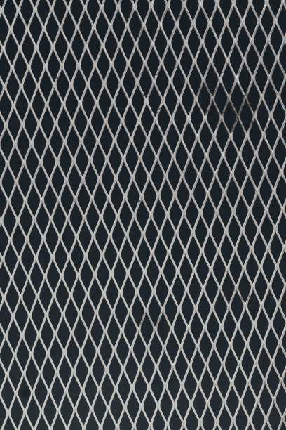 istock Metal chainlink fence background 669239700