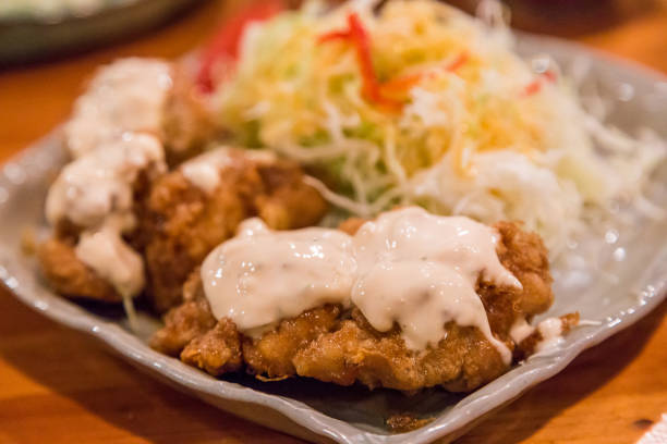 istock Chicken nanban - deep fired chicken with tartar sauce 669240338