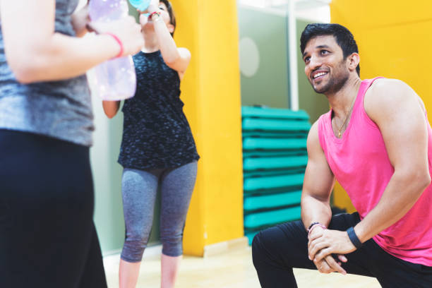 istock Students taking break during their fitness class 669243572