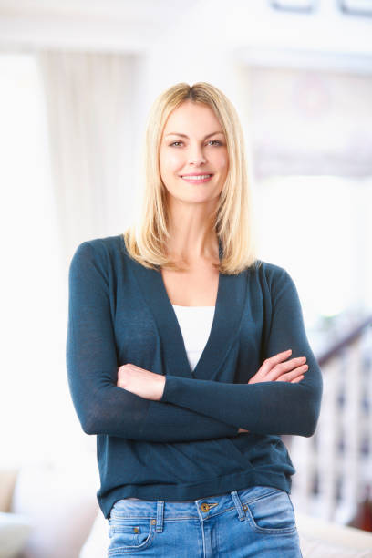 istock Smiling woman portrait 669243630