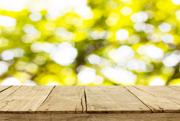 istock wooden floor and bokeh for background texture 669243700