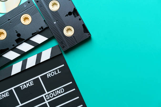 istock movie clapper on green background 669247000