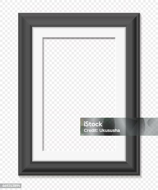 Marco Rectangular Negero Ilustración de Marco Rectangular Vertical Negro Vector y más Vectores ...
