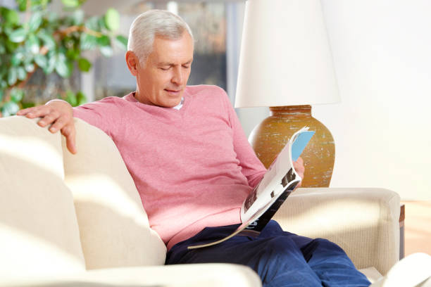 istock Senior man enjoy his free time 669264050