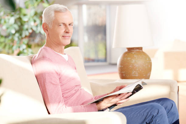 istock Senior man enjoy his free time 669264060