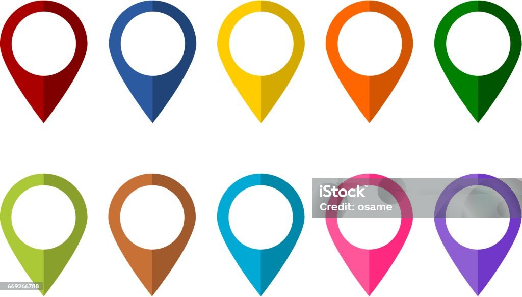 Illustration Of Pointer Stock Illustration - Download Image Now - Place ...
