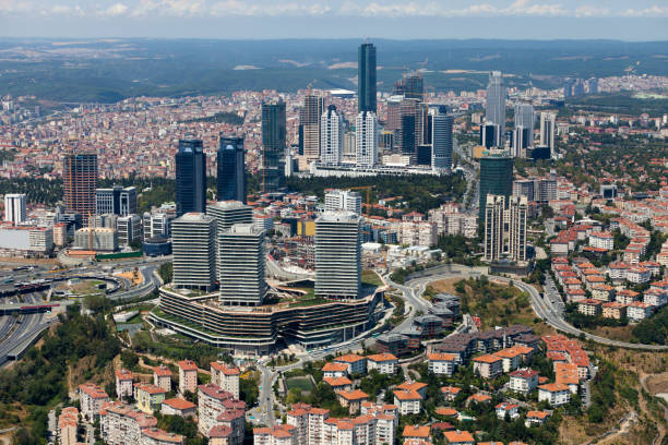 istock Aerial View of City 669267308