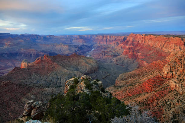 istock Grand Canyon at the sunset with colorful cliffs 669277520