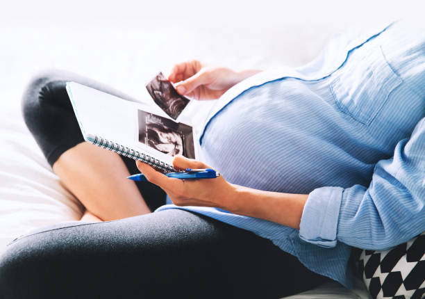 istock Pregnancy, parenthood, preparation and expectation concept. 669281404