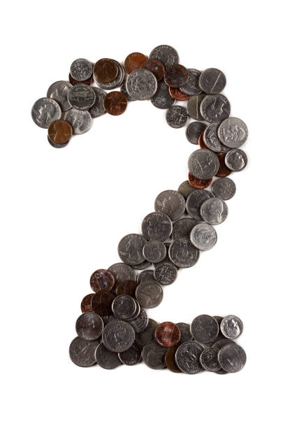 istock Numbers made of coins. 2. 669295574