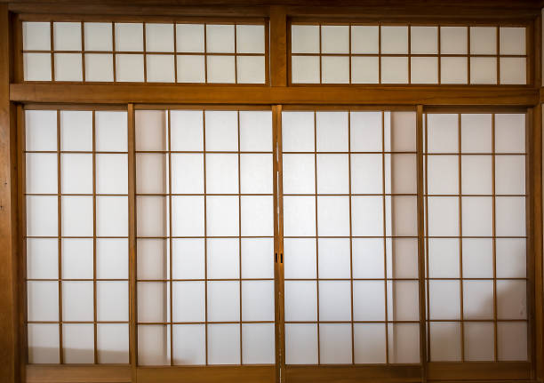 istock Shoji , Traditional Japanese door 669302336