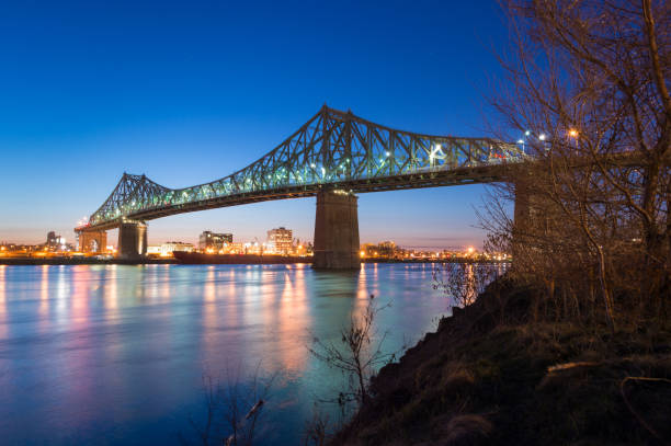 istock Jacques-Cartier Bridge and Saint-Lawrence River in Montreal 669313266