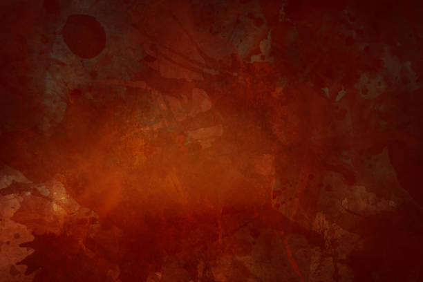istock red bloody grungy background or texture with splatters 669319194