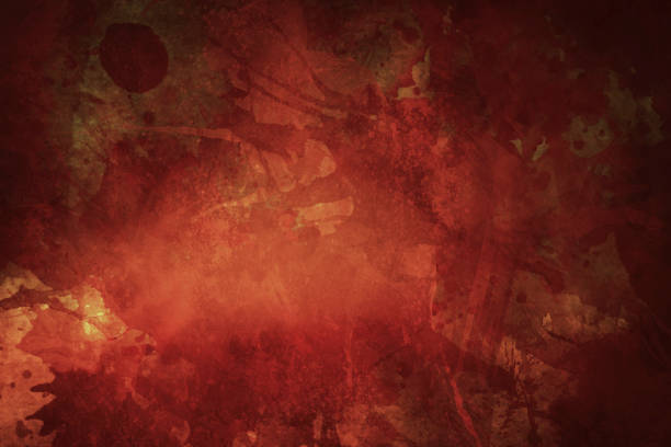 istock red bloody grungy background or texture with splatters 669319196