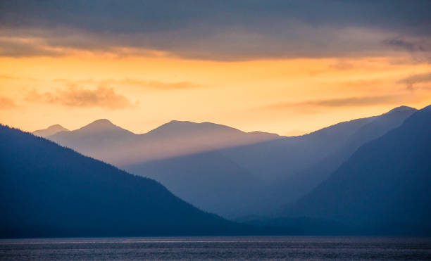 istock Sunset on the fiords of Alaska. 669360262
