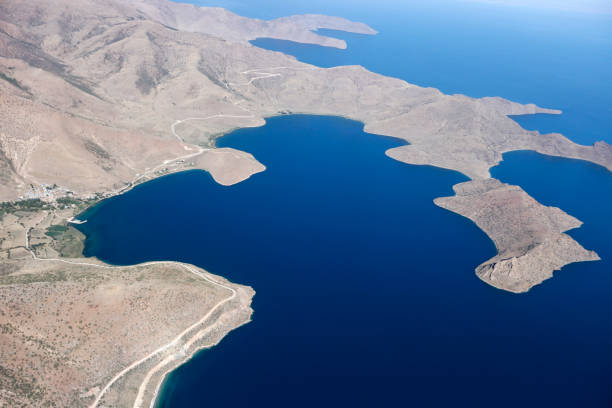 istock Aerial view of coast 669364018