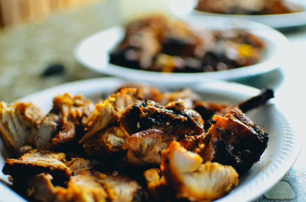 istock A plate of jerk chicken 669380528