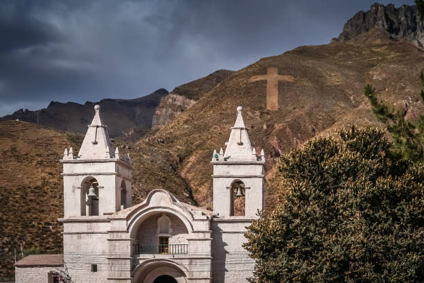 istock Small Church in Colca Canyon 669380728