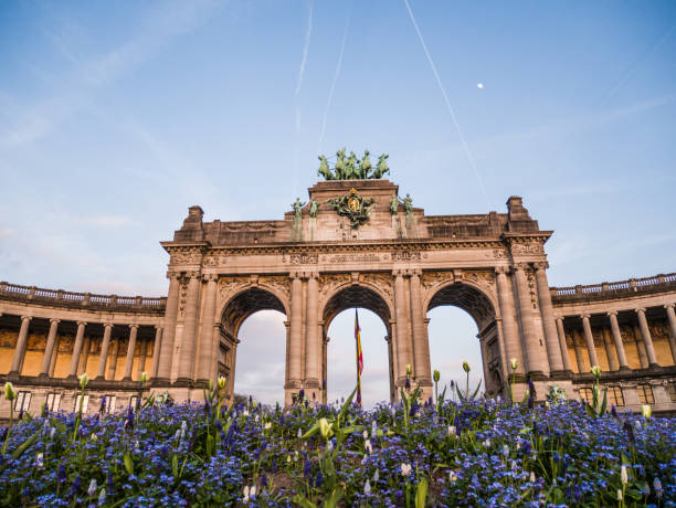 istock Landmarks in Brussels, Belgium - Le cinquantenaire Park 669384610