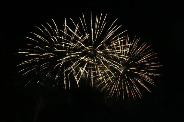 Photo of Fireworks at New Year's evening