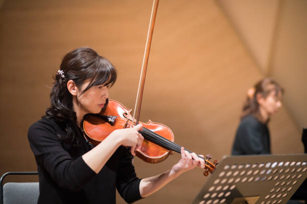 istock Violin and piano concert 669412608