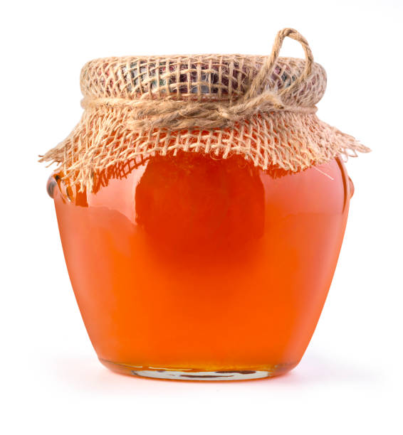 istock delicious jam in the pot isolated 669413078