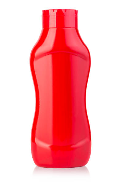 istock Bottle of Ketchup isolated on white 669413724