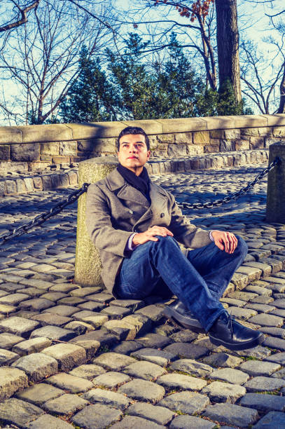 istock Portrait of Young Handsome American Man 669423456