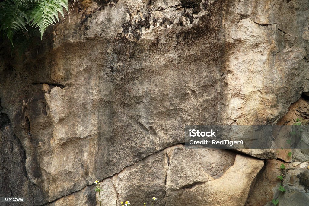 Empty Side Rocks Empty Natural Rock Wall Texture Stock Photo - Download Image Now ...