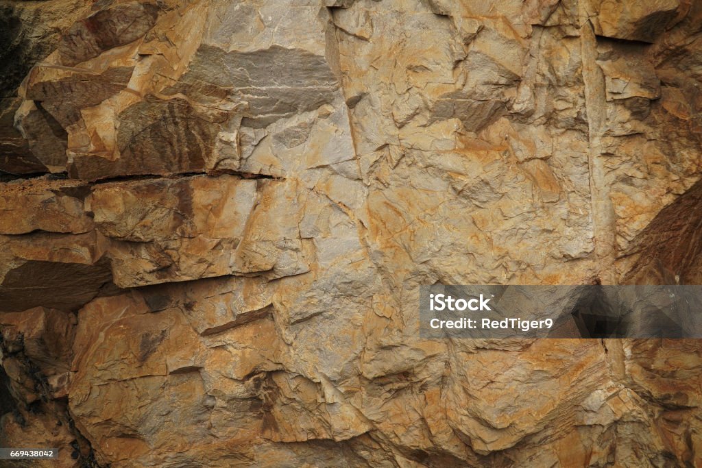 Empty Side Rocks Empty Natural Rock Wall Texture Stock Photo - Download Image Now ...