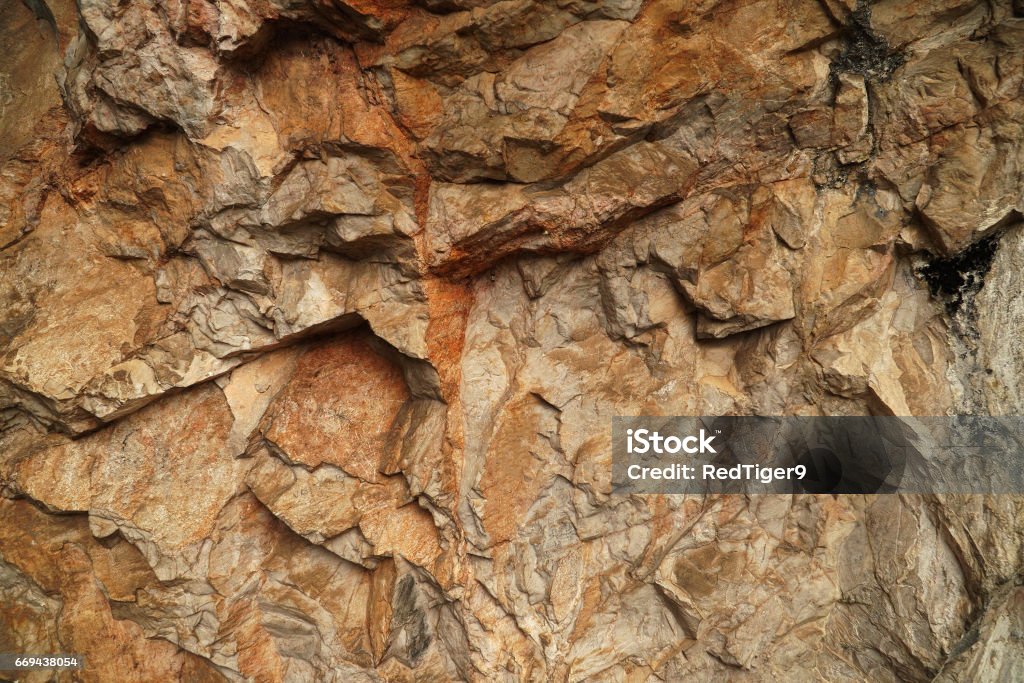 Empty Side Rocks Empty Natural Rock Wall Texture Stock Photo - Download Image Now ...