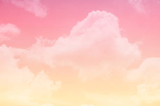 istock fantasy soft cloud with pastel gradient color, nature abstract background 669438280