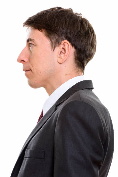 istock Close up profile view of businessman 669441548