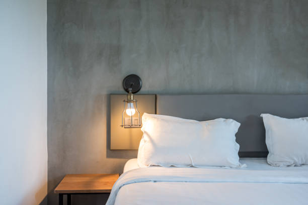 istock Modern bedroom interior design / home redecoration & renovation conceptual 669444656