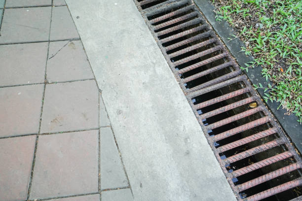 istock top view of concrete walkway to garden 669444832
