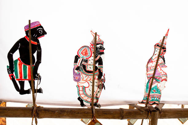 istock puppet shadow in southern of Thailand 669452224