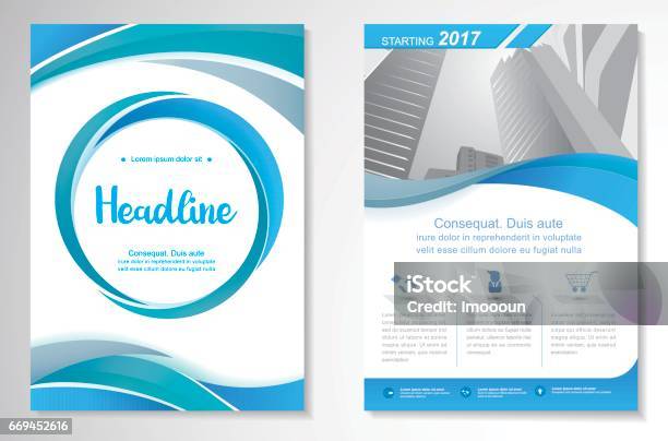 Vector Brochure Flyer Design Layout Template Stock Illustration - Download Image Now - Brochure, Design, Flyer - Leaflet