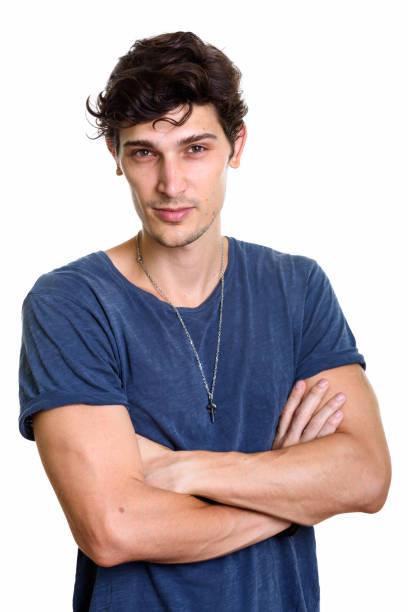 istock Studio shot of young handsome with arms crossed 669459312
