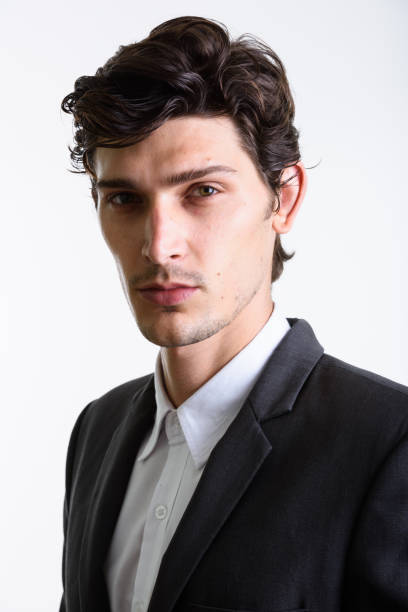 istock Face of young handsome businessman 669460006