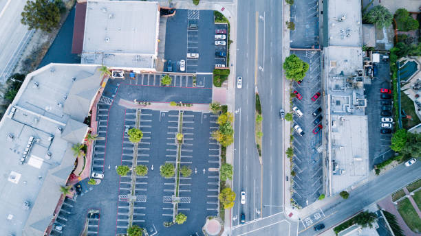istock Aerial of Parking Lot 669462646