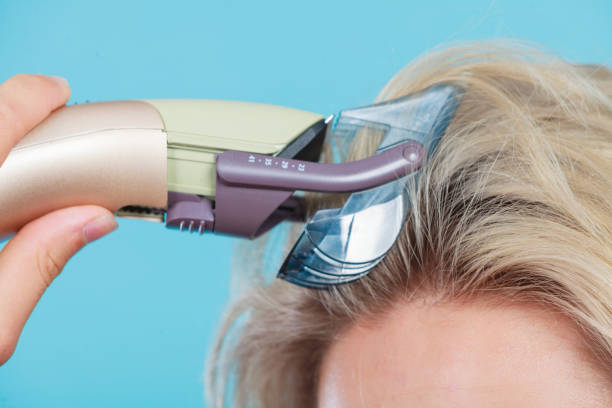 istock Man going to shave his long hair 669470102
