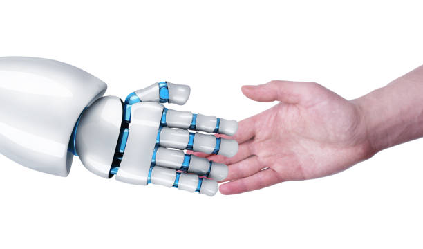 istock Handshake of robot and human 669480922