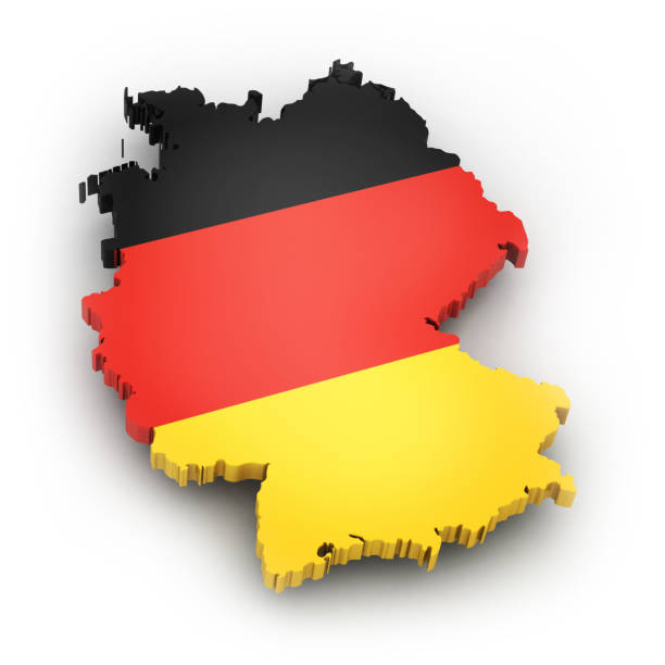 istock Territory and flag of Germany 669481256