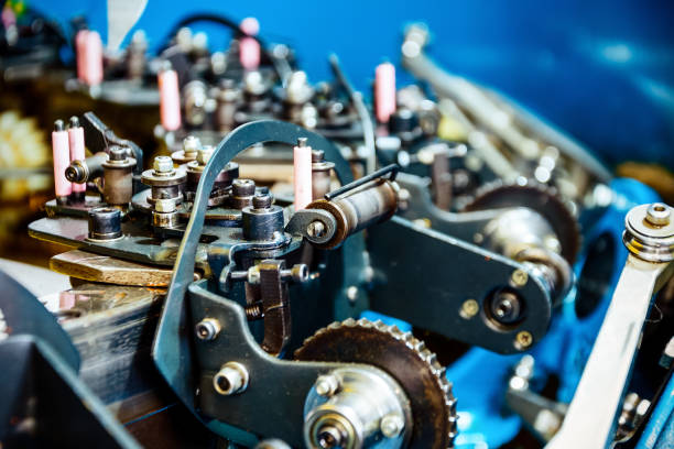 istock The mechanism of a braiding machine close-up 669484070