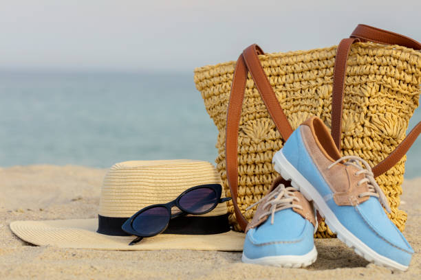 Blurry photo - sea concept. Relax on the beach. Selective focus.