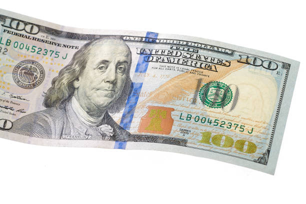istock American One hundred dollar bill isolated. 669488450