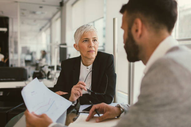 istock Business people on meeting 669488452