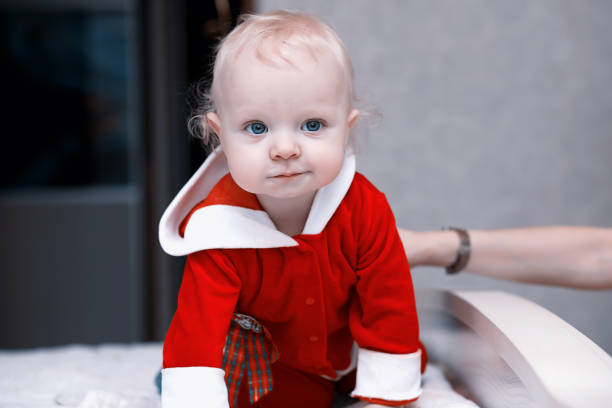istock Portrait of a young blond child with blue eyes 669488596