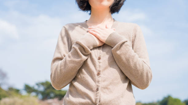istock Woman and blue sky 669498304