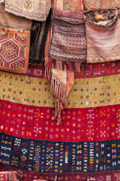 istock background of retro turkish carpet 669505218